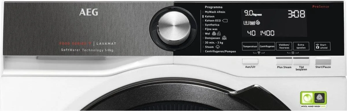 AEG SoftWater L9FEN96BC Wasmachine 9 kg - Grijs