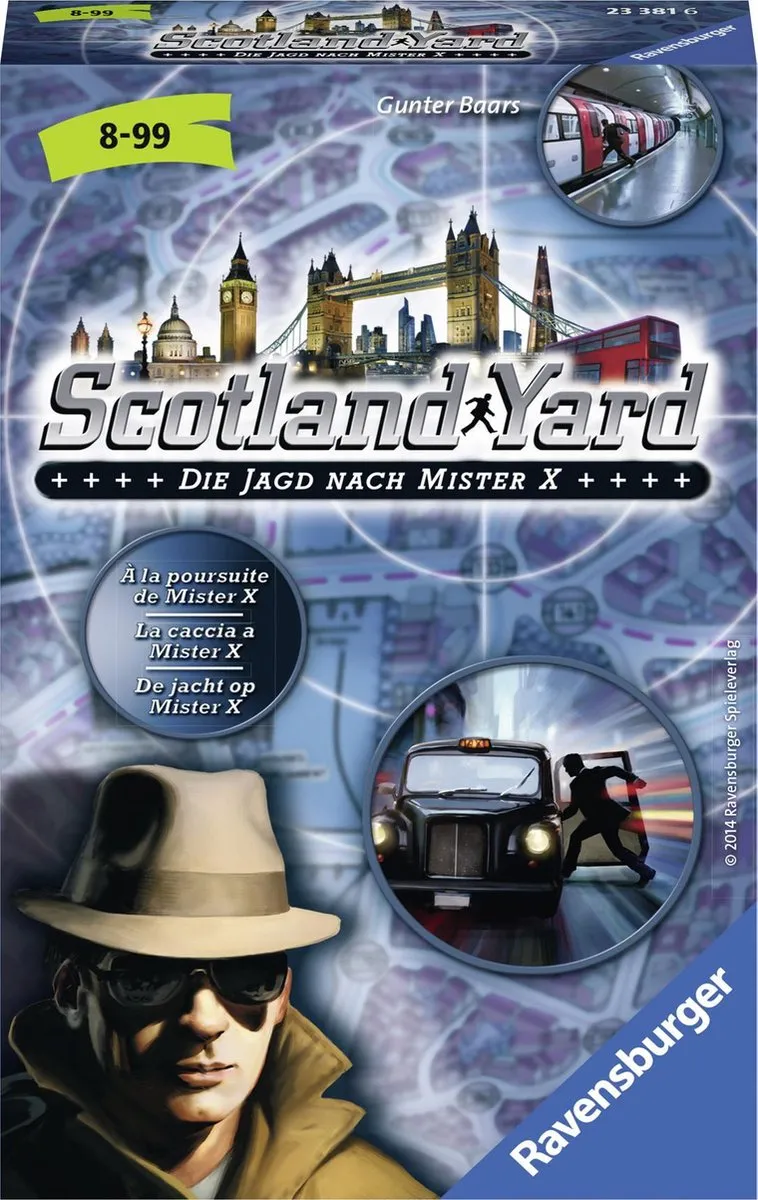 Ravensburger Scotland Yard Pocketspel - 2-4 Spelers