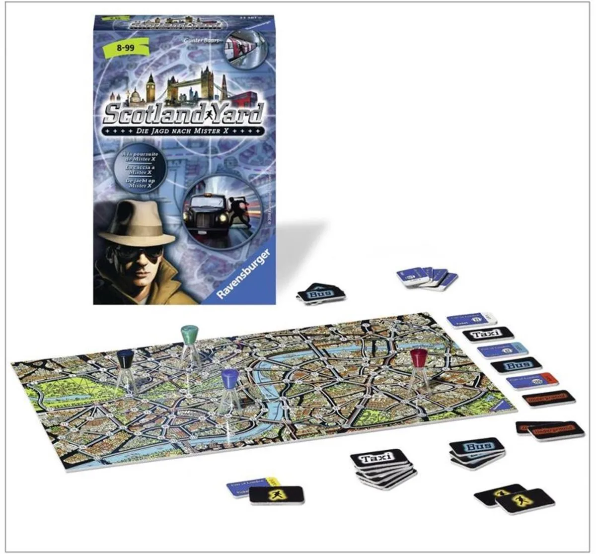 Ravensburger Scotland Yard Pocketspel - 2-4 Spelers
