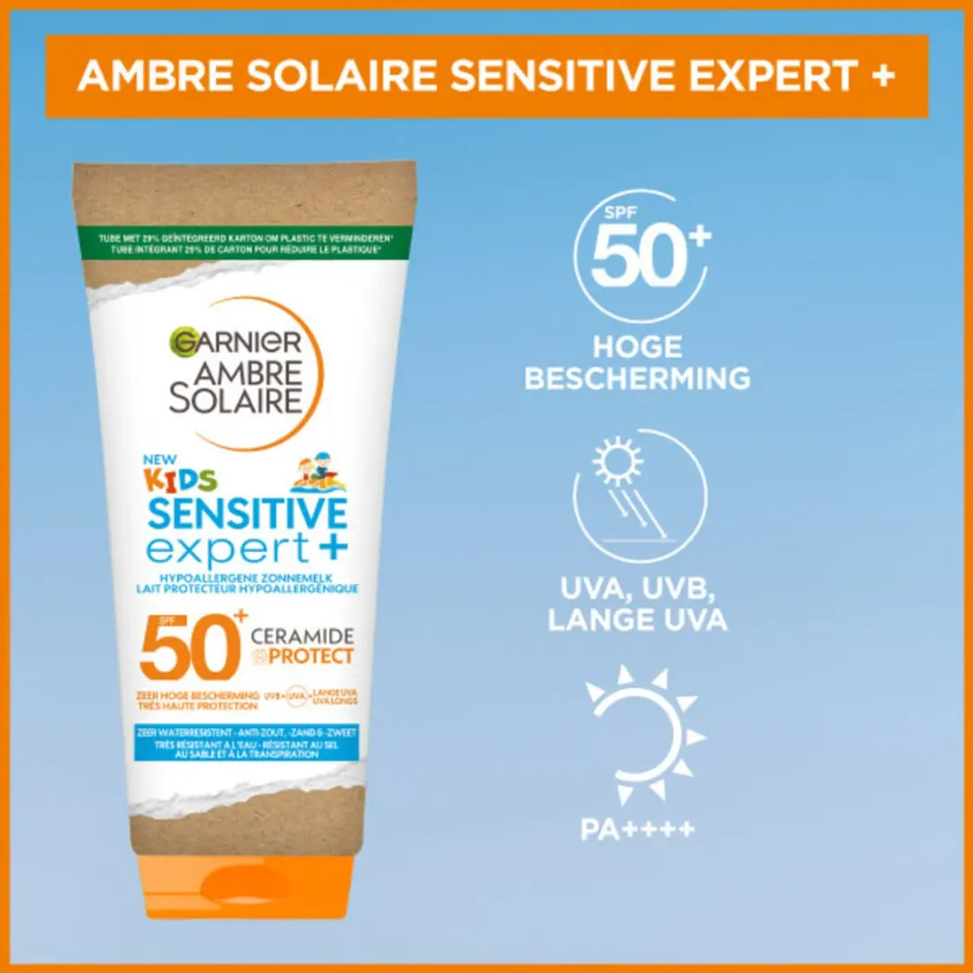 Garnier Ambre Solaire Kids Zonnemelk SPF 50+ 50ml