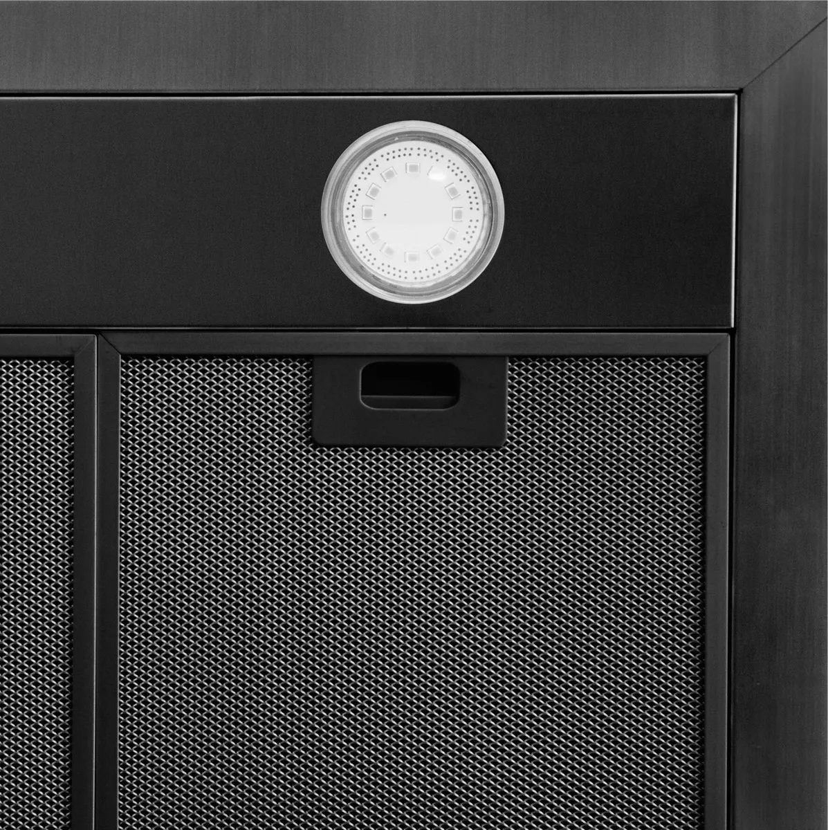 Inventum AKP6000ZWA wandschouw afzuigkap 60 cm - Afzuigcapaciteit 435 m3/h - Geschikt voor grote keuken - 3 standen - Ledspots - Luchtafvoer en recirculatie - Zwart