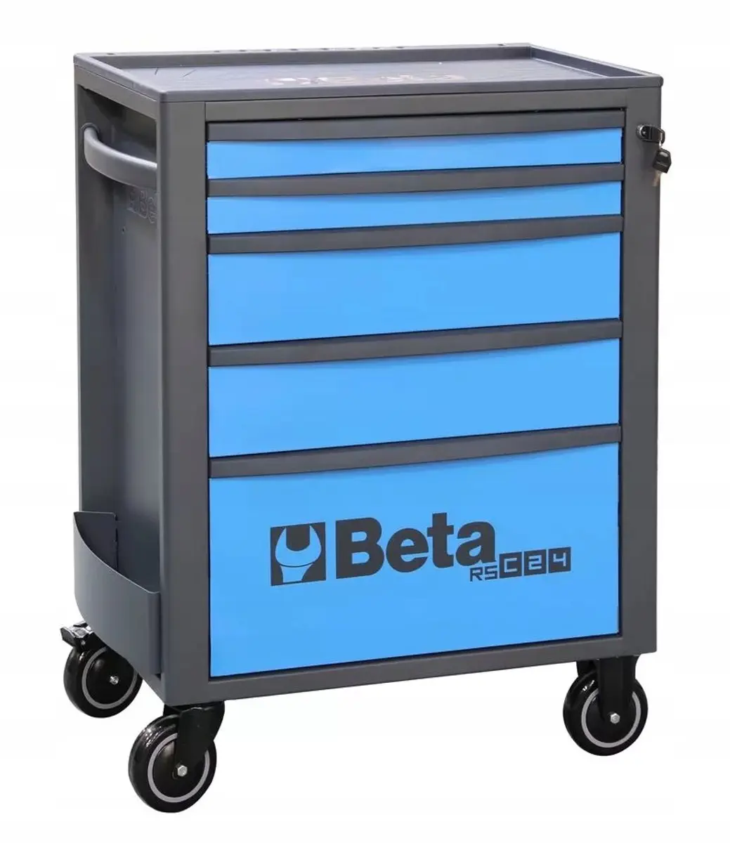 Beta Gereedschapswagen RSC24 - 5 Lades Staal Rood