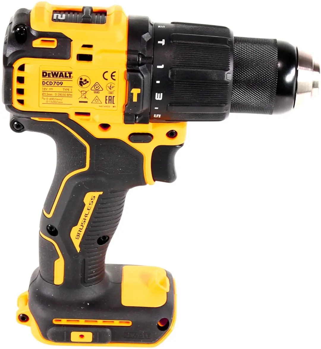 DeWalt DCD709N Klopboormachine 18V - 65Nm - afbeelding 6 van 6