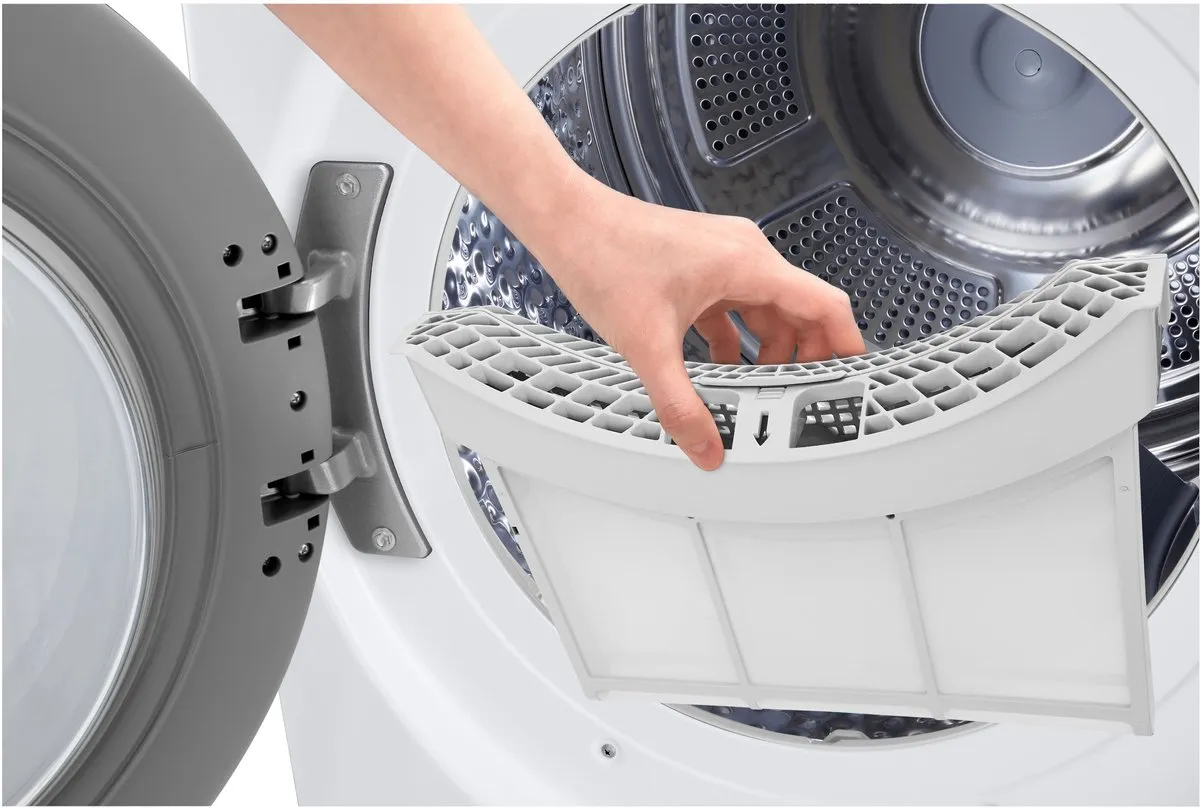 LG RH18U8AVCW Warmtepompdroger 18kg - 14 Instellingen - Wit