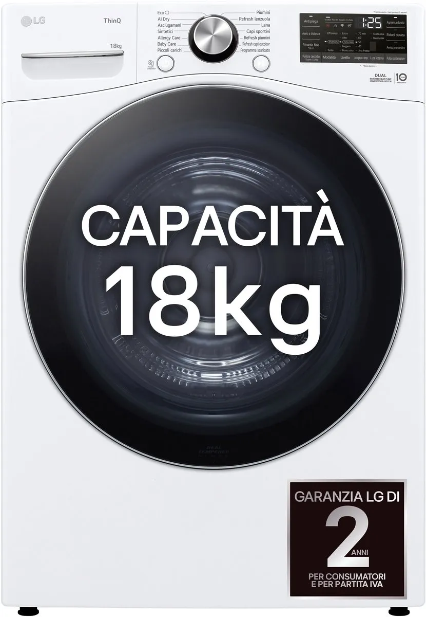 LG RH18U8AVCW Warmtepompdroger 18kg