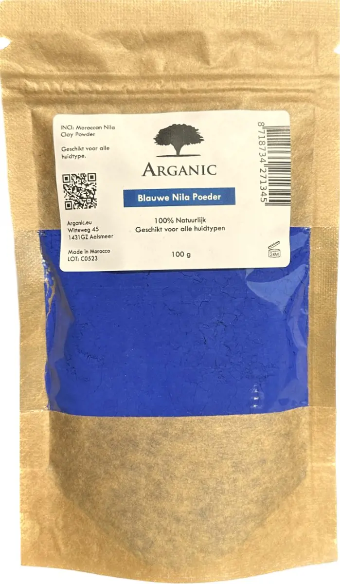 Arganic Blauwe Nila Poeder 100g