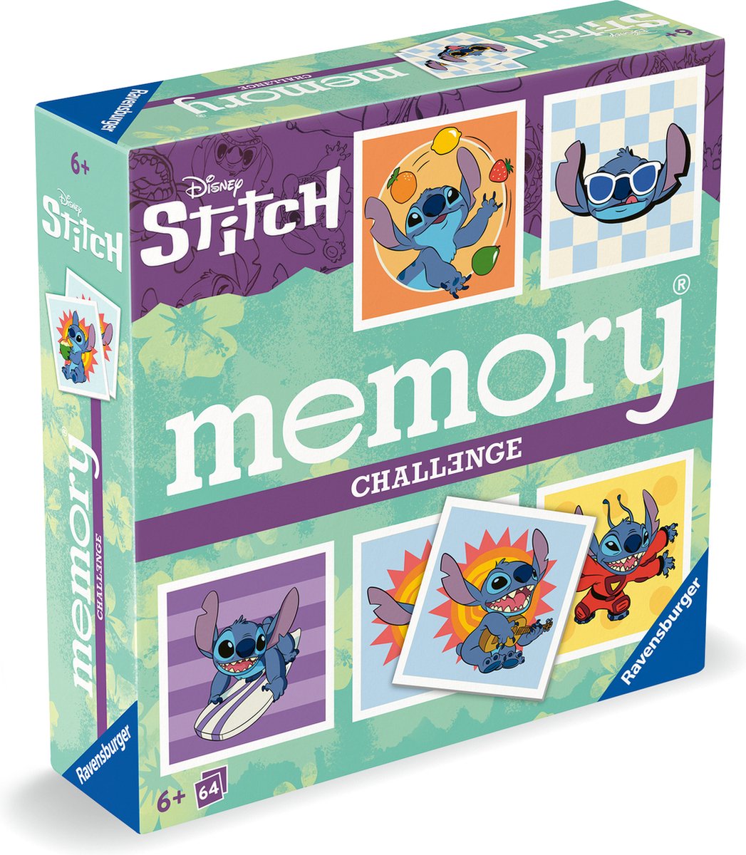 Ravensburger - memory® Stitch - Geheugenspel - Vanaf 4 jaar