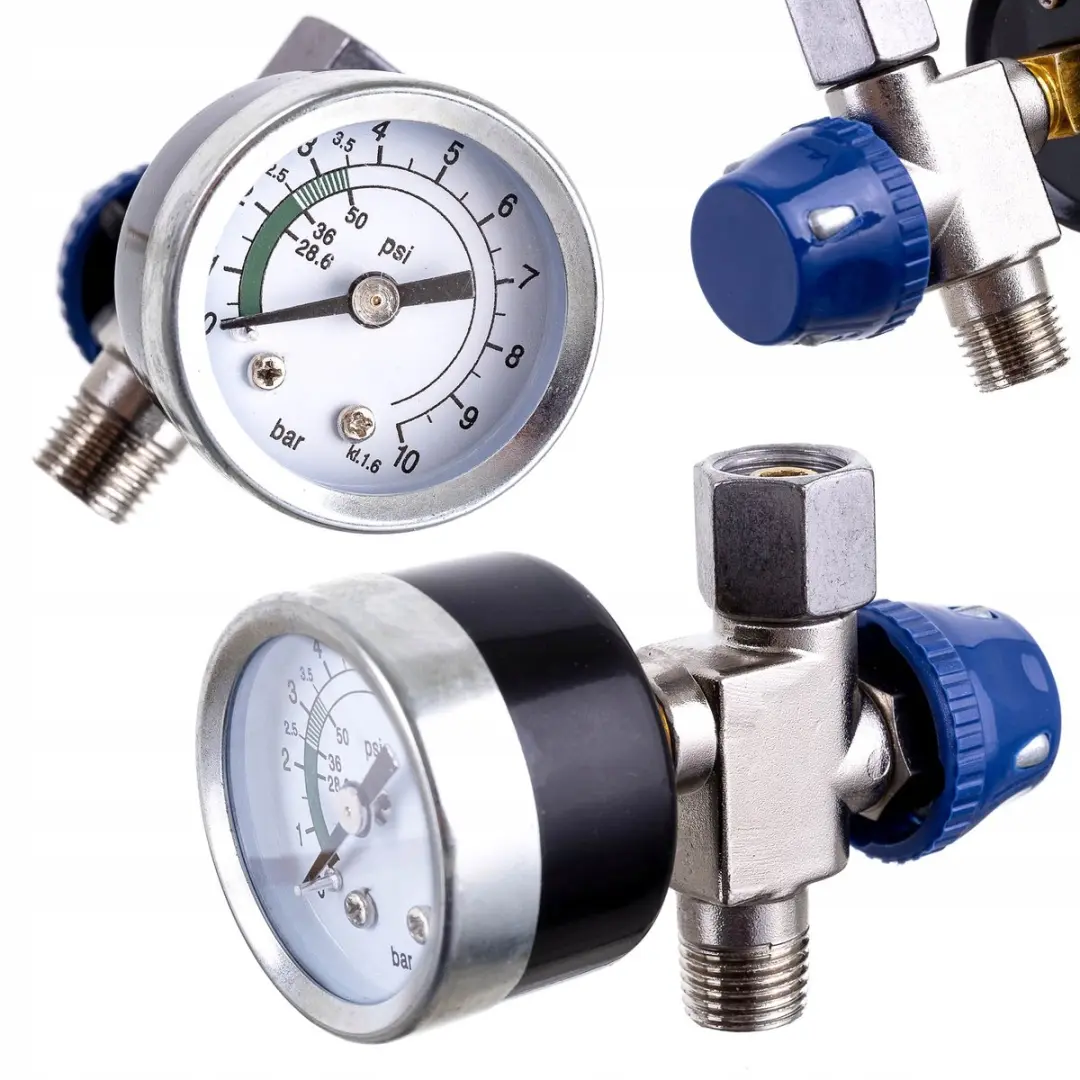 Technic Drukregelaar met Manometer 1/4"