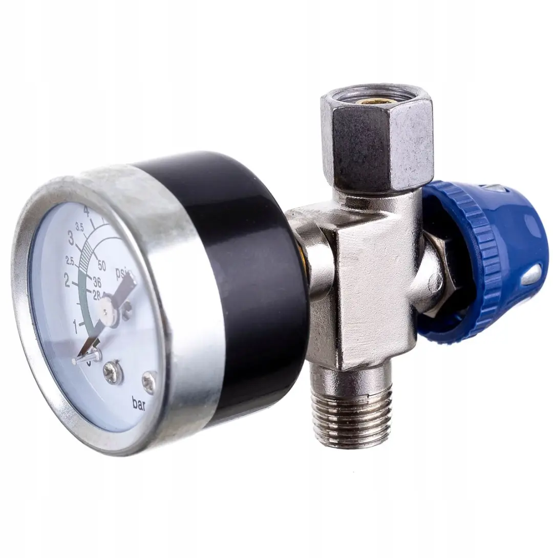 Technic Drukregelaar met Manometer 1/4"