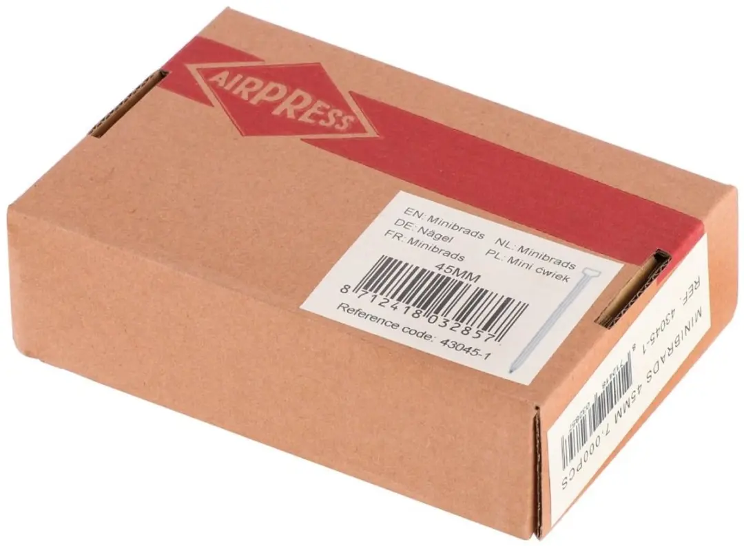 Airpress Minibrads 45mm - 7000 Stuks