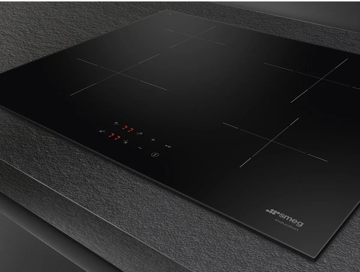 Smeg SI2641D Inductiekookplaat 60cm - 4 Zones - Zwart