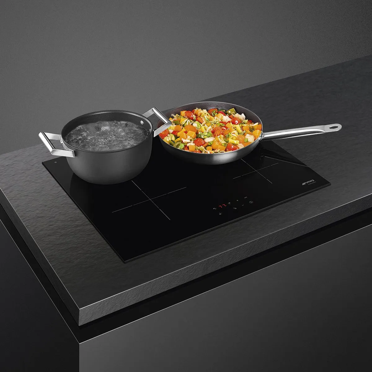 Smeg SI2641D Inductiekookplaat 60cm - 4 Zones - Zwart