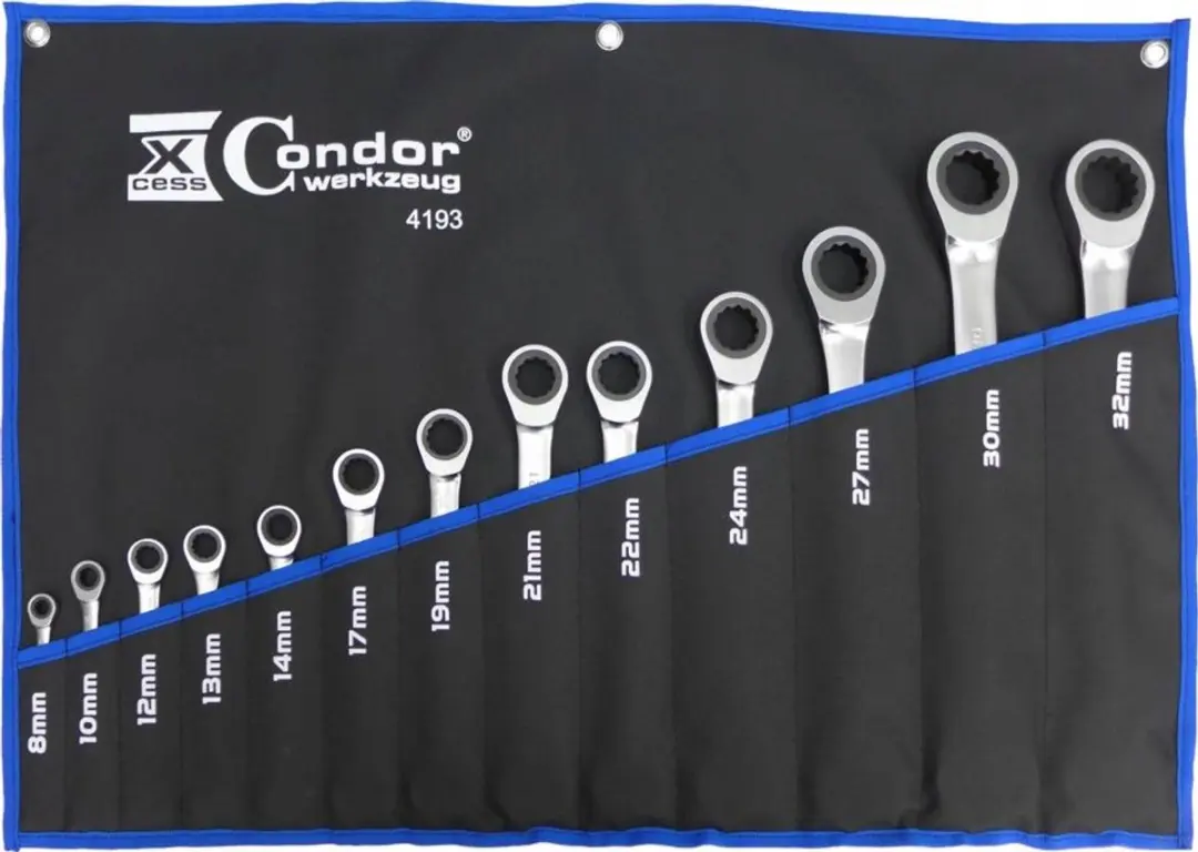 Condor Ring- en Steeksleutelset 13-delig 8-32mm