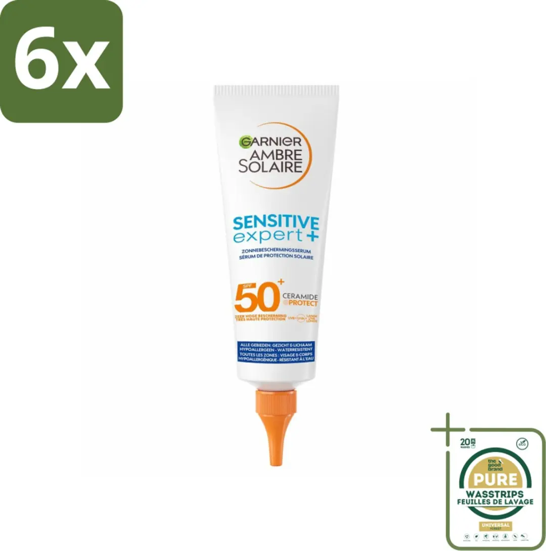 Garnier Ambre Solaire Sensitive Expert Zonnebrandserum SPF 50+ 125ml