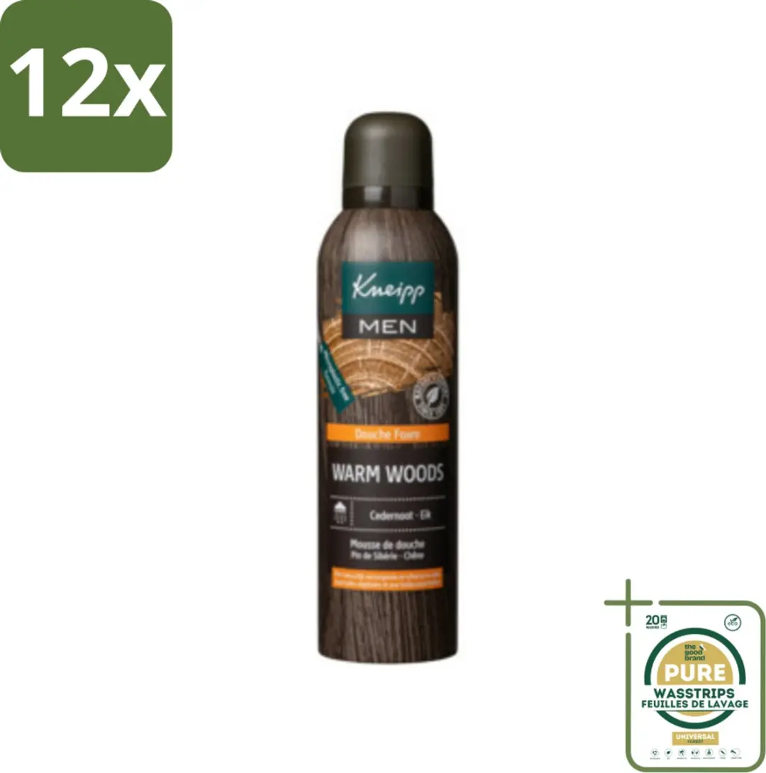 Kneipp Douche Schuim Warm Woods 200ml