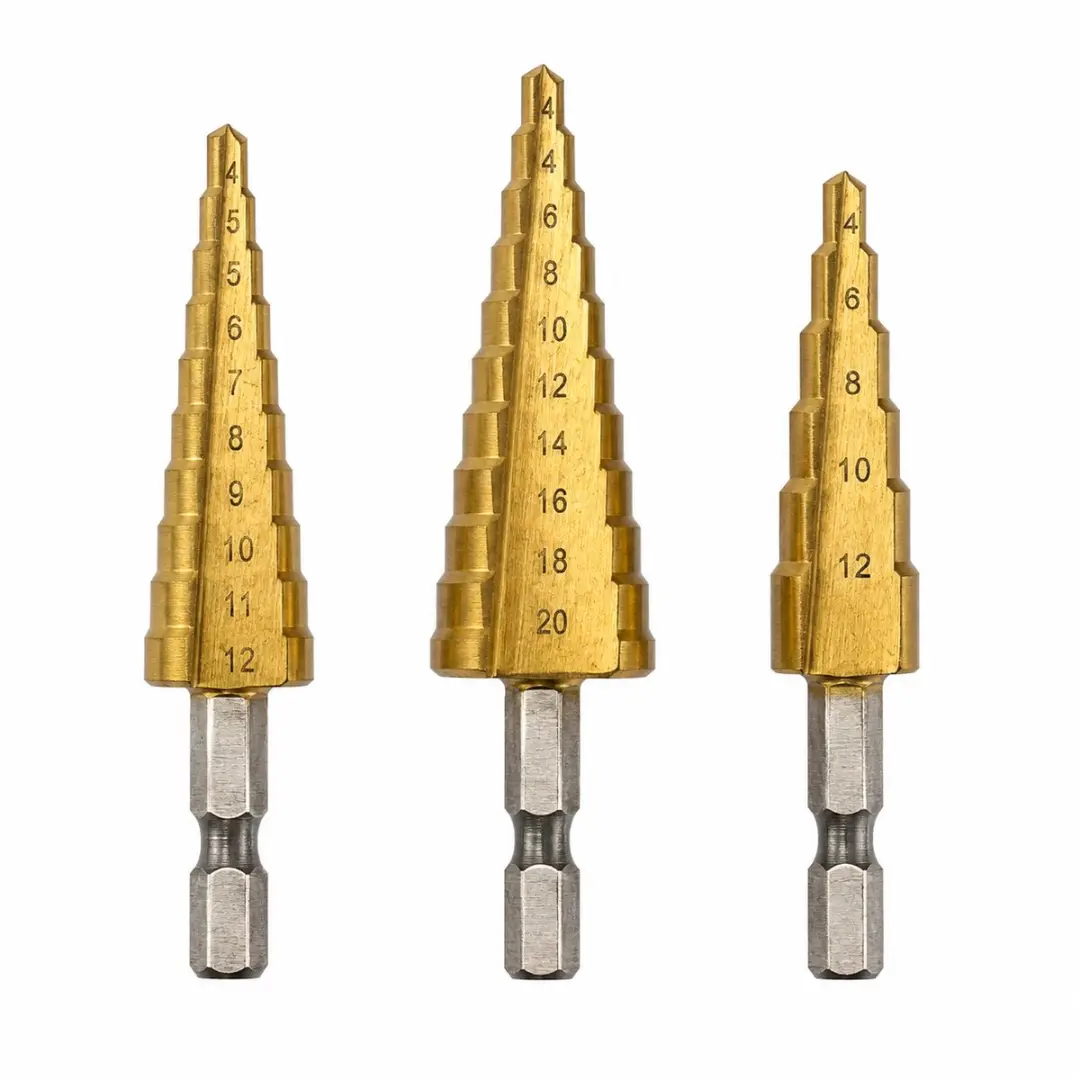 Handy Stappenboor Set 3-delig HSS 4-20mm