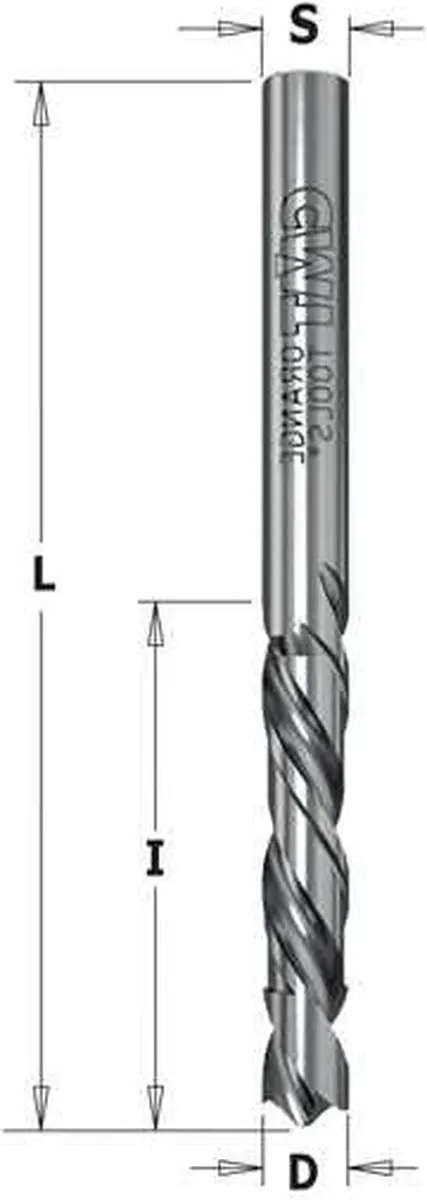 CMT 363.030.22 Spiraalboor Hout - 3mm - Links