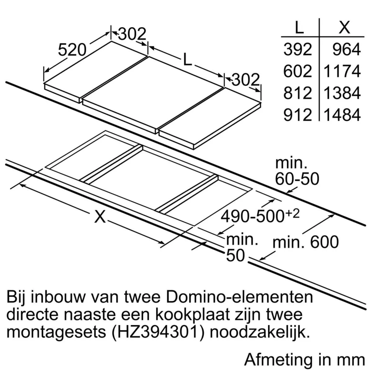 Siemens EH375FBB1E Inductiekookplaat 2 Zones - Zwart