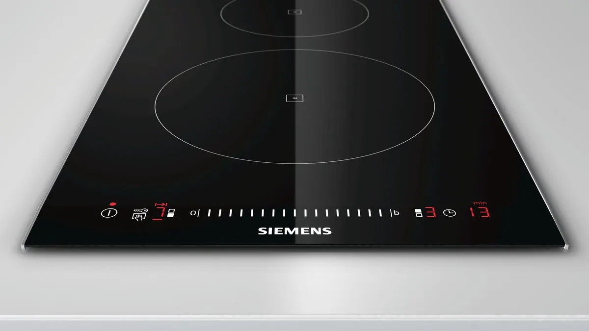 Siemens EH375FBB1E Inductiekookplaat 2 Zones - Zwart