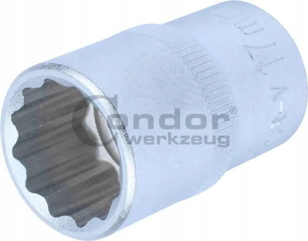 Condor Dop 3/4" 28mm 12-kant Chroom-Vanadium Staal