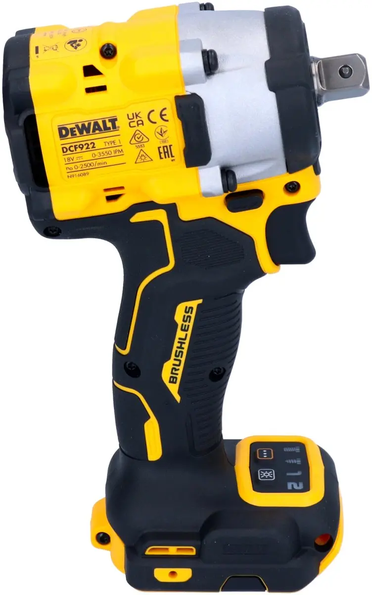 DeWalt DCF922 N Slagmoersleutel 18V 406Nm 1/2" Brushless