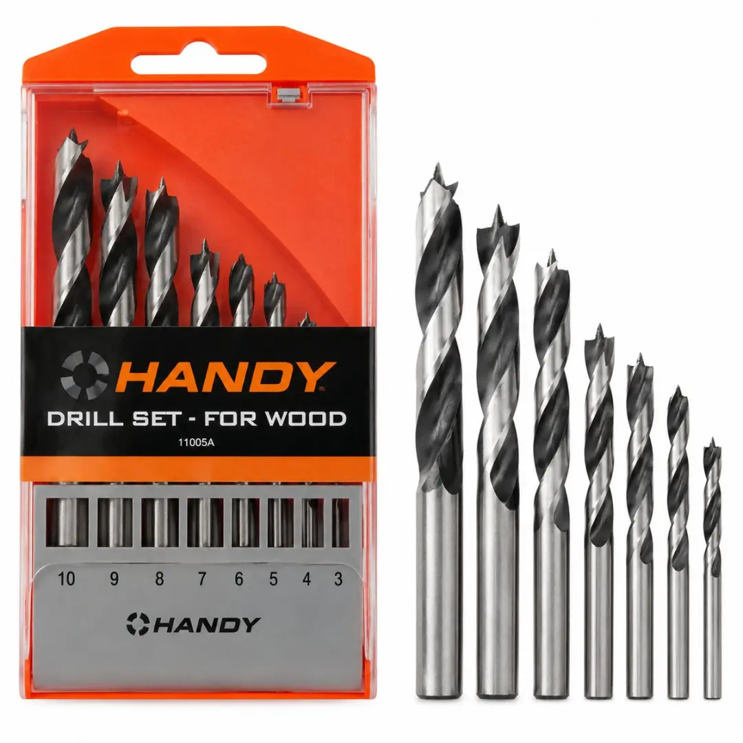 Handy Houtborenset 8-delig 3-10mm