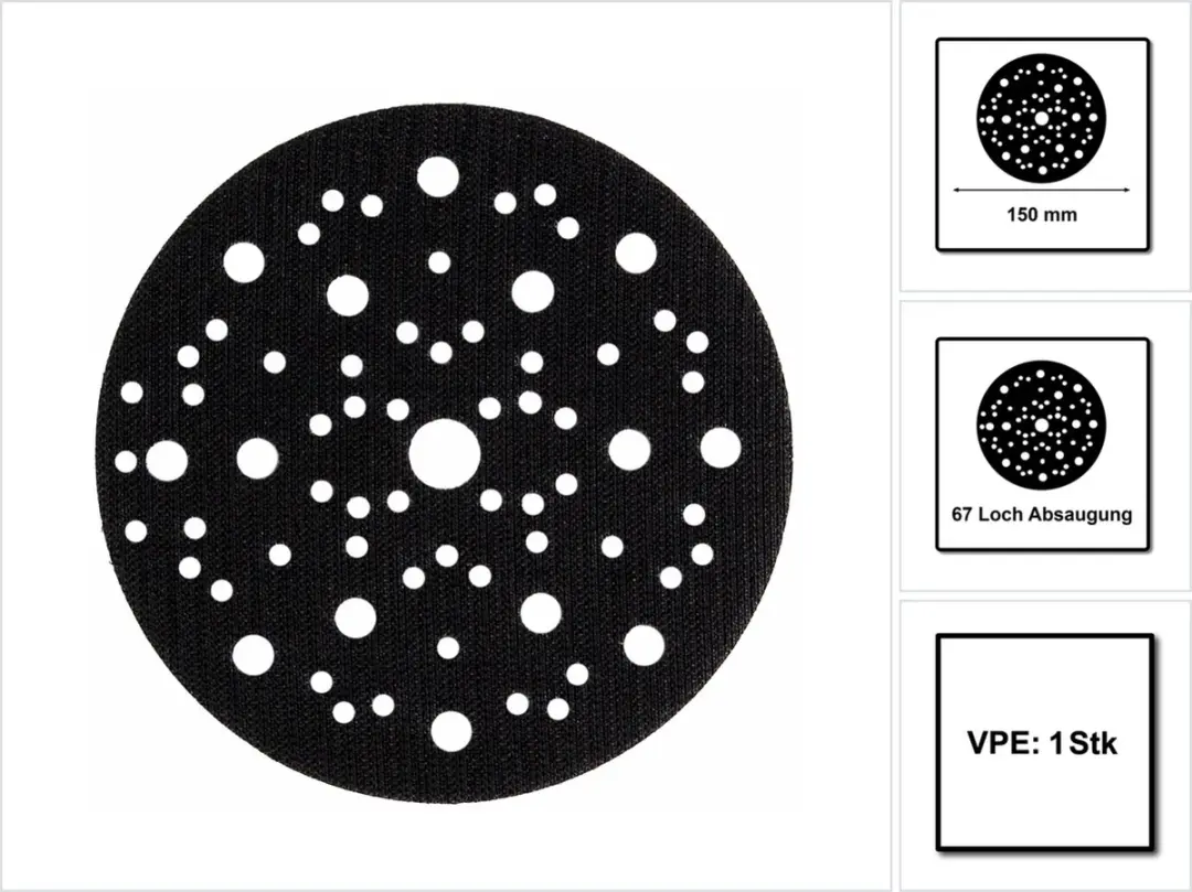 Mirka Beschermpad 150mm Velcro