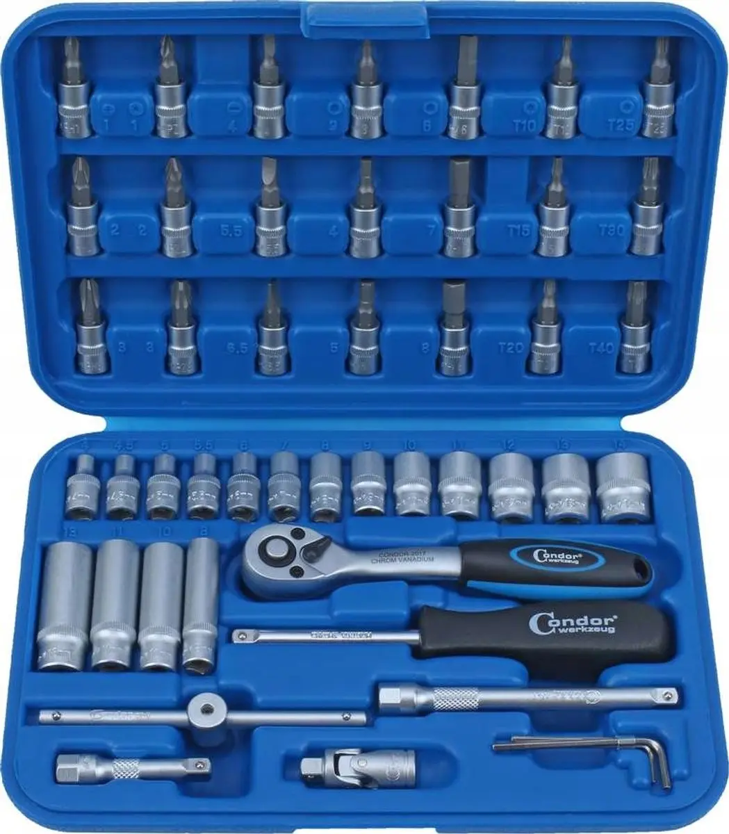 Condor 47-delige 1/4" Dopsleutelset