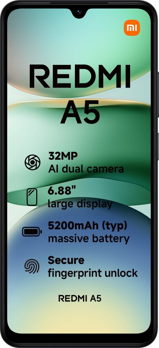 Xiaomi Redmi A5 - 3GB/64GB - Zwart