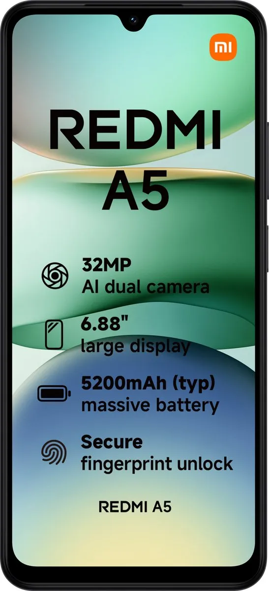 Xiaomi Redmi A5 3GB/64GB Smartphone - Zwart