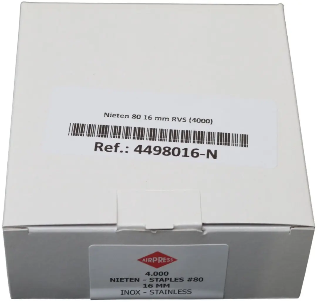 Airpress Nieten RVS 16mm - 4500 Stuks