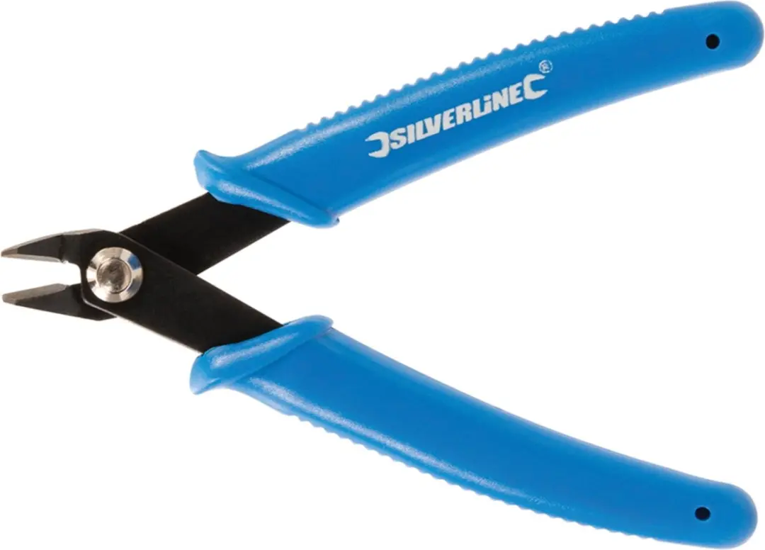 Silverline Elektronica Zijsnijtang 125mm - Gehard Staal