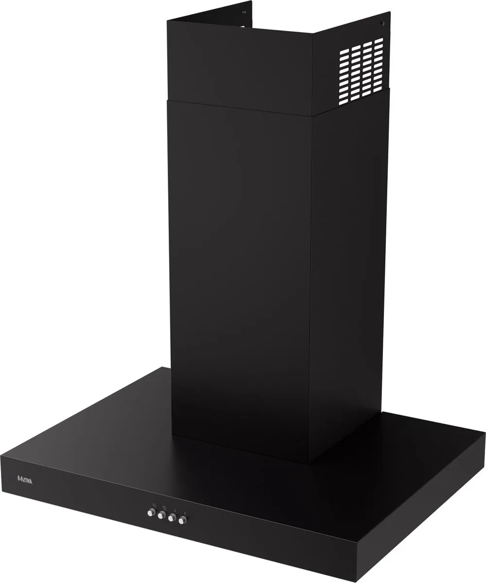 Etna AB260ZT Blokmodel Schouwkap - 620 m³/u - 3 standen - 2 LED spots - Zwart - afbeelding 6 van 6