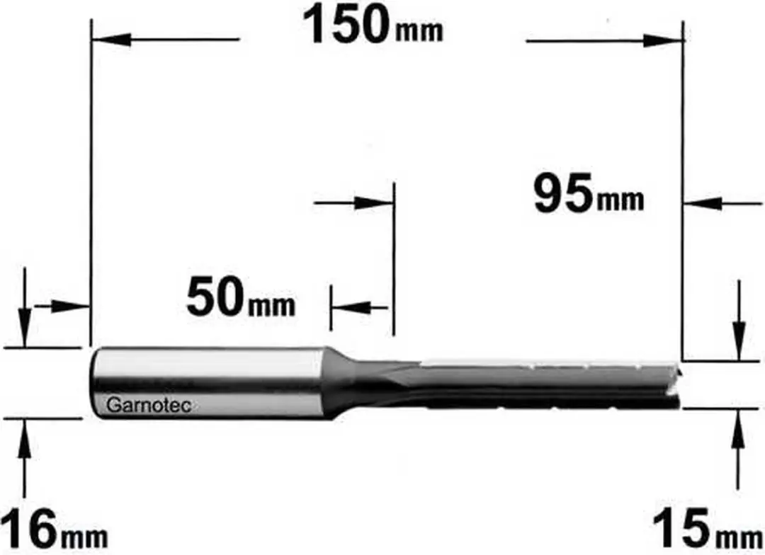 CMT 102.150.32 Langgatboor Links 15x95x150mm