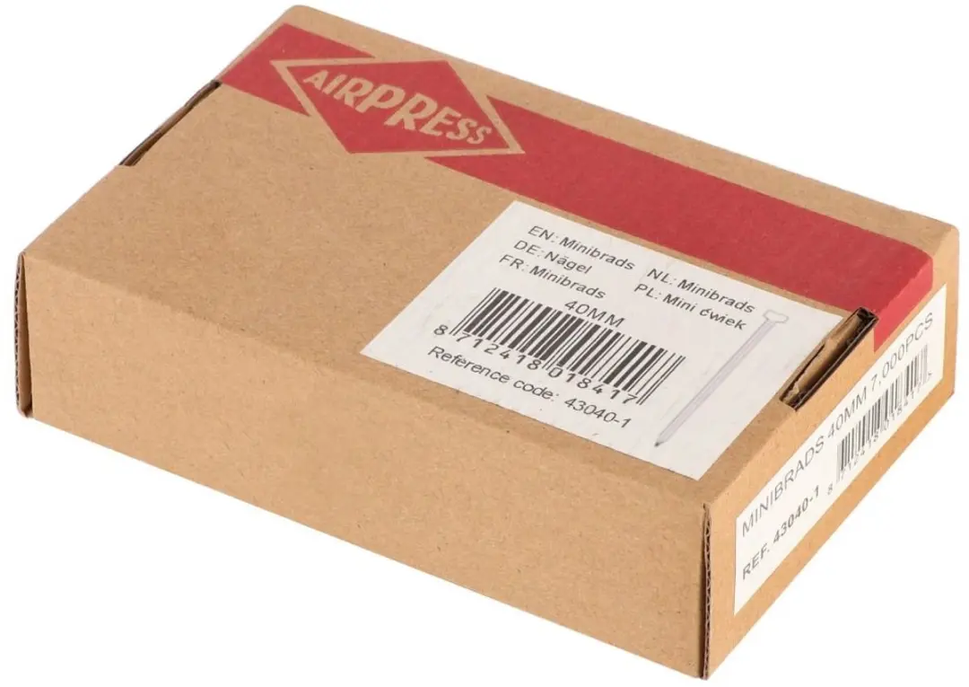 Airpress Minibrads 40mm - 7000 Stuks