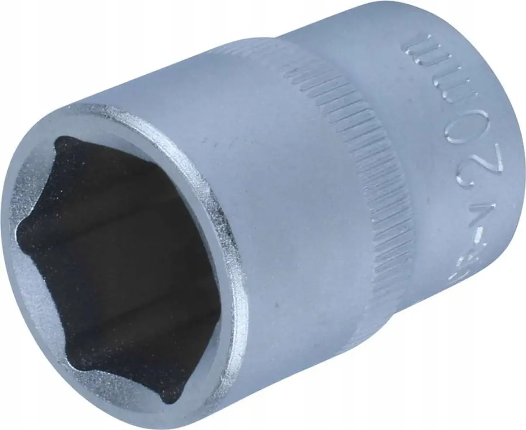 Dop 1/2" 20 mm, Zesthoekig