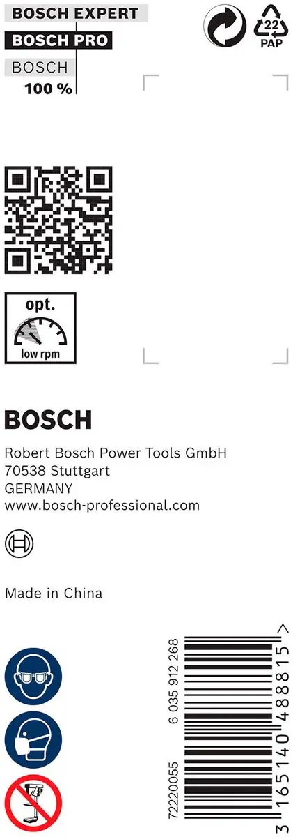 Bosch Professional Slangenboor 30x160mm - Hout - MPN 2608585711