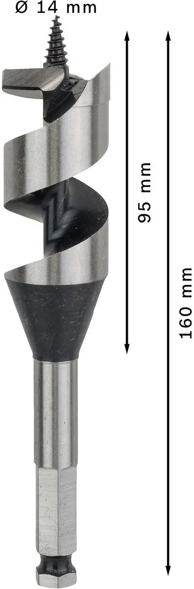 Bosch Professional Slangenboor 30x160mm - Hout - MPN 2608585711