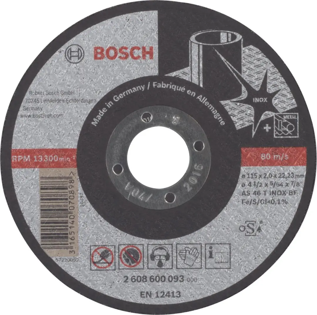 Bosch Professional DSS RECHT RVS 115X2