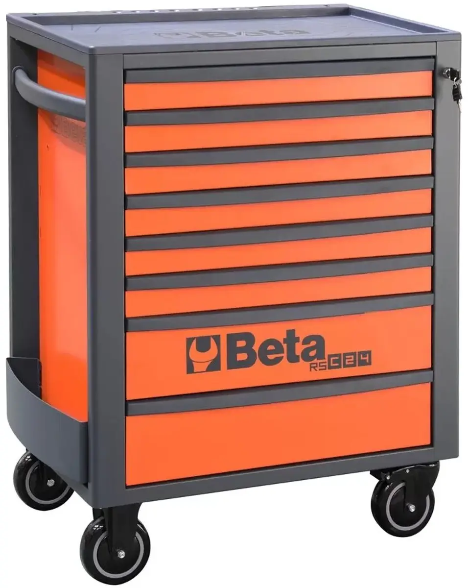 Beta RSC24 Gereedschapswagen - 8 Laden Staal Grijs/Oranje