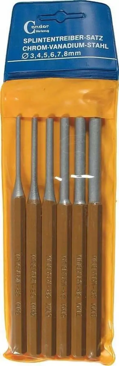 Condor Cilindrische Uitslagers 3-8mm - Set van 6 Stuks
