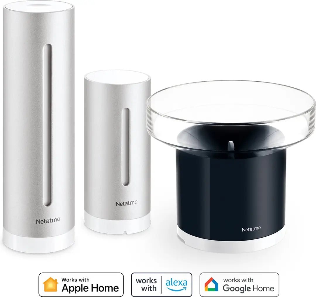 Netatmo Slim Weerstation CO2 Meter - Incl. Regenmeter
