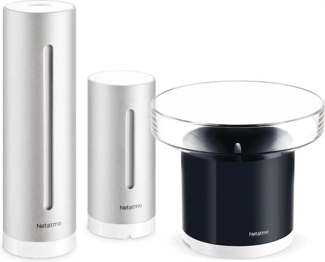 Netatmo Slim Weerstation CO2 Meter - Incl. Regenmeter