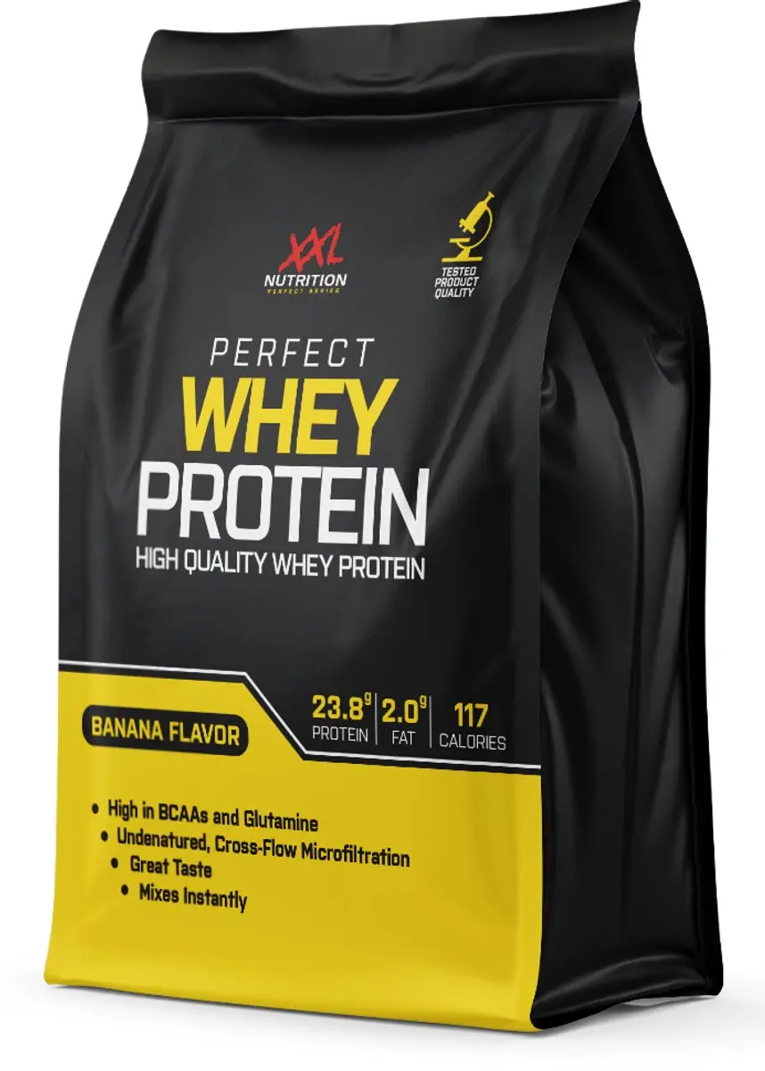 XXL Nutrition Perfect Whey Protein Banaan 4000g