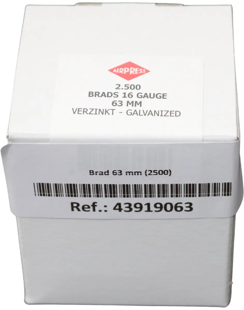 Airpress Brads 63mm