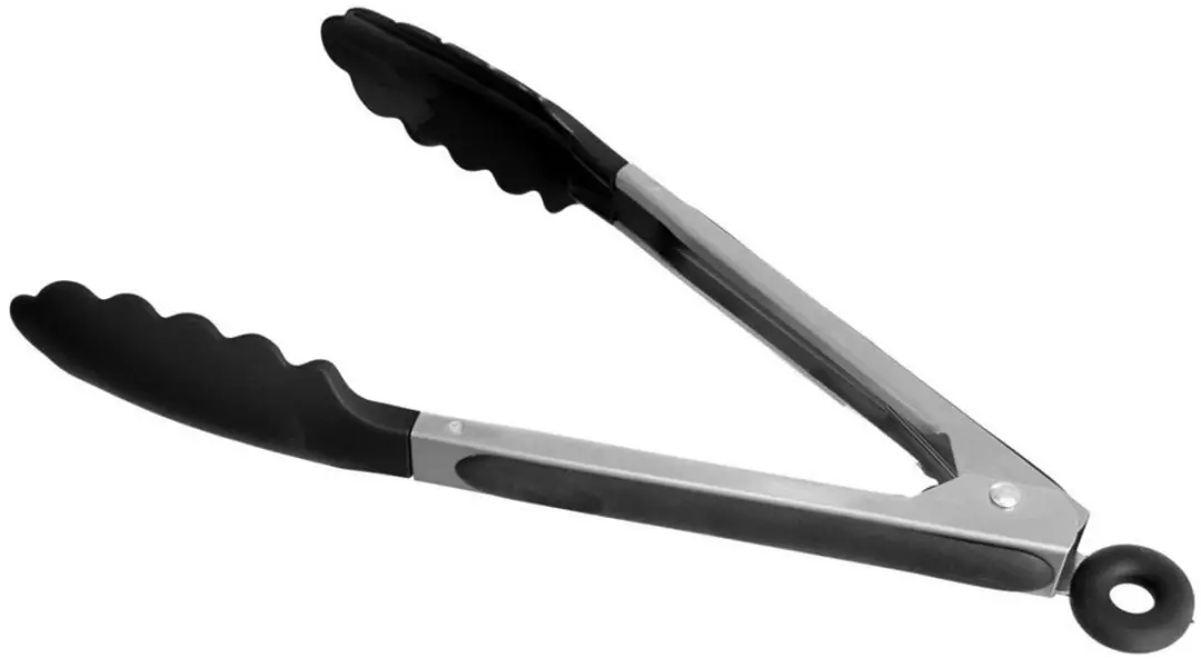 Orion Keukenpincet RVS 26cm - Zwart