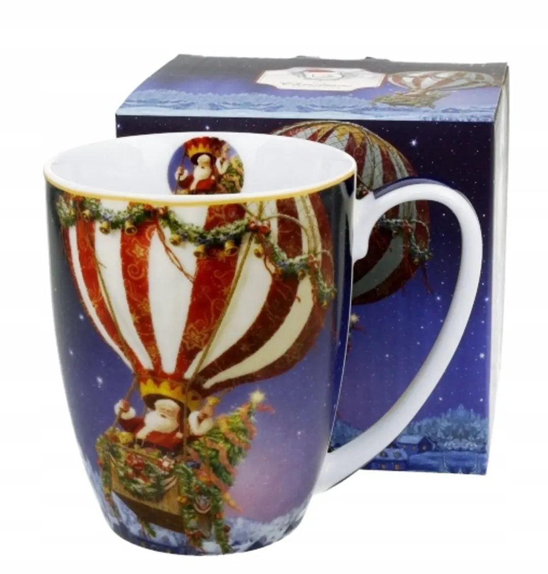 Duo Kerstmok Santa Balloon 350ml