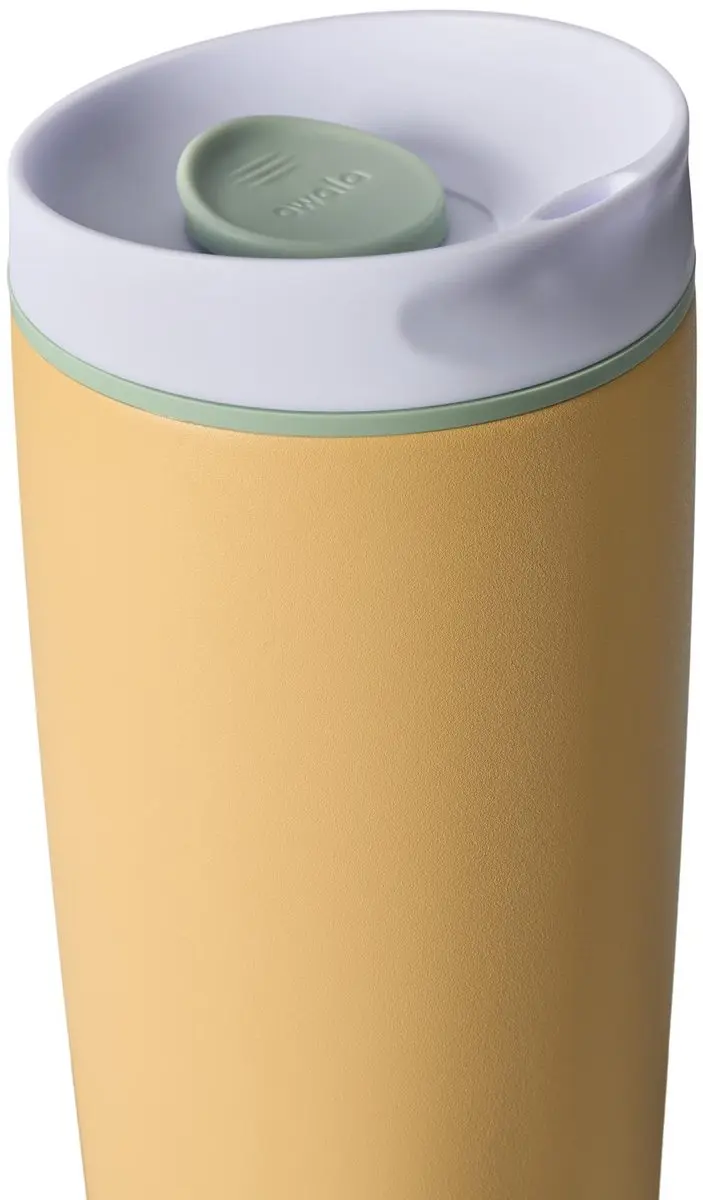 Owala SmoothSip Slider C07970A4 Drinkbeker - 590ml - Geel/Grijs