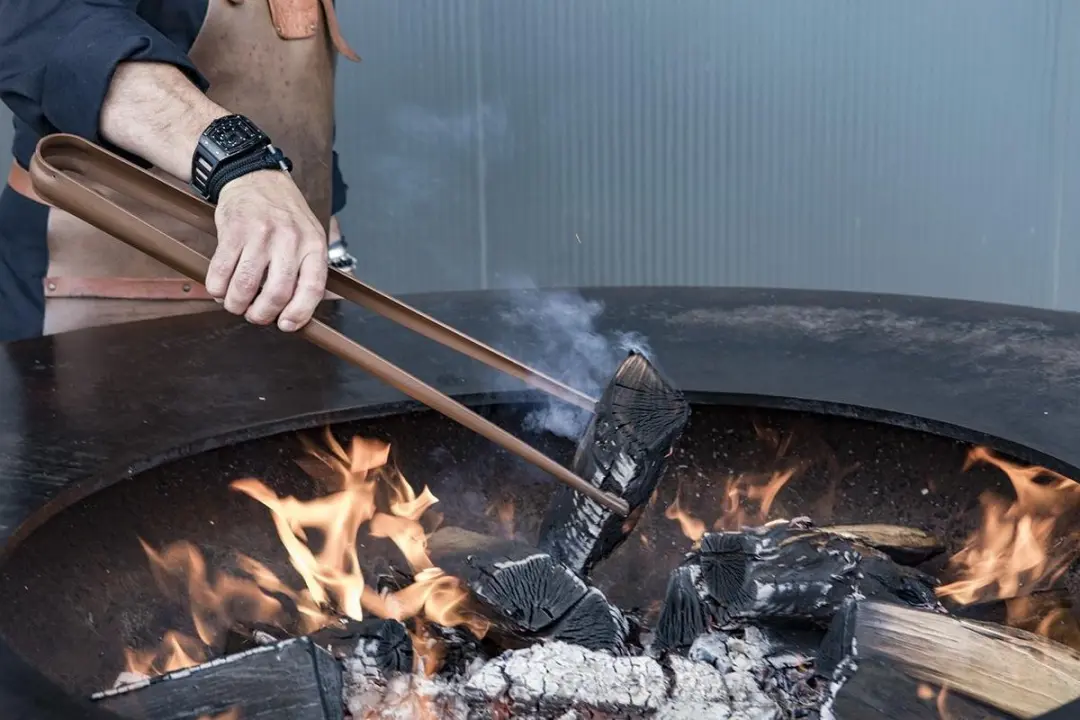 Ofyr Buffadoo BBQ Set - Tang, Pook & Blaaspijp - Bruin