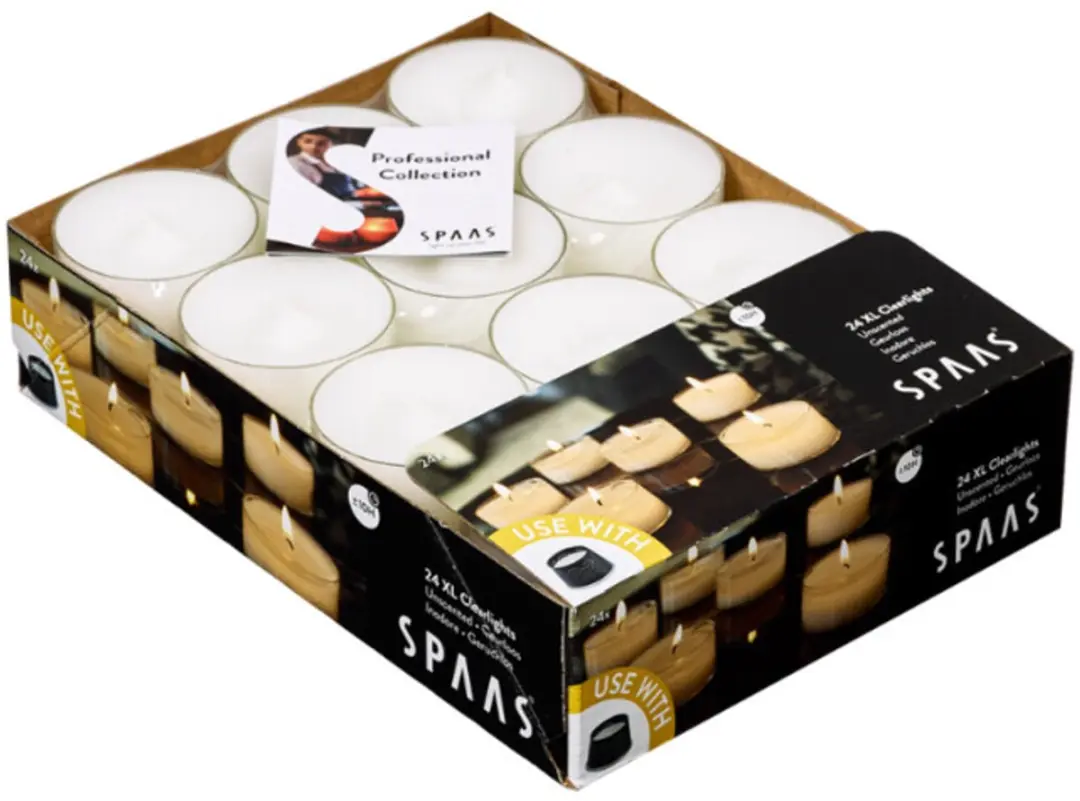 Spaas Theelichten Maxi Wit